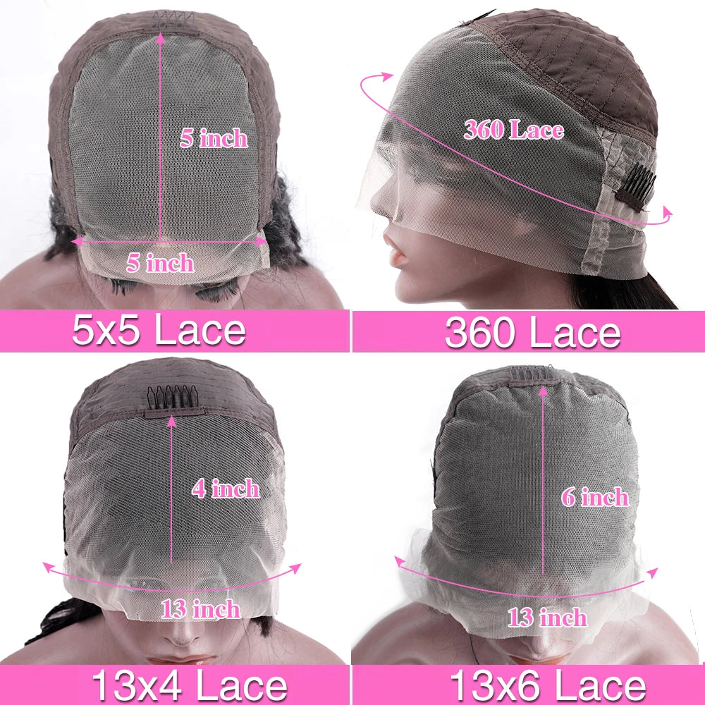 Abijale HD Transparent Lace Front Wig Frontal Body Wave