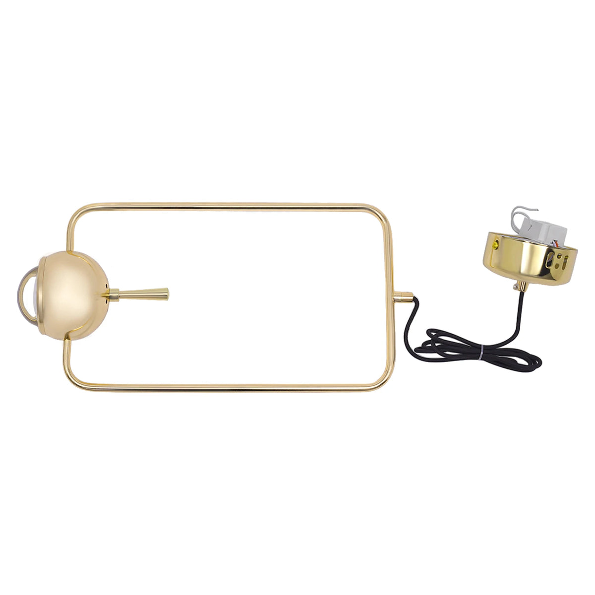 Bymaocar Rectangle Pendant Lamp Modern Ceiling Light Fixture