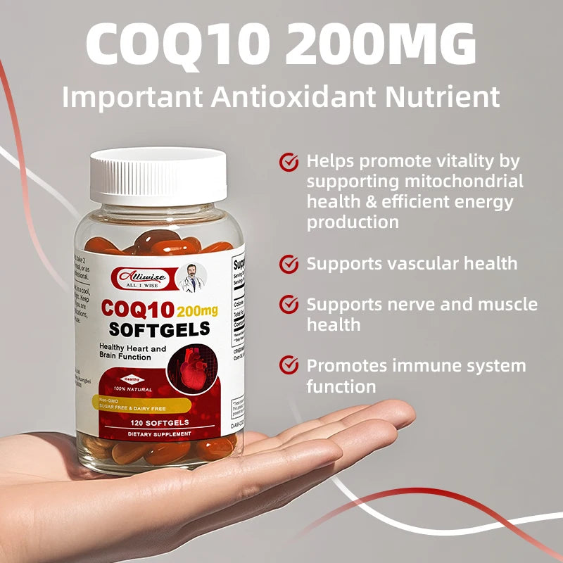 Beworths Coenzyme Q10 Capsules For Heart Health And Energy Support