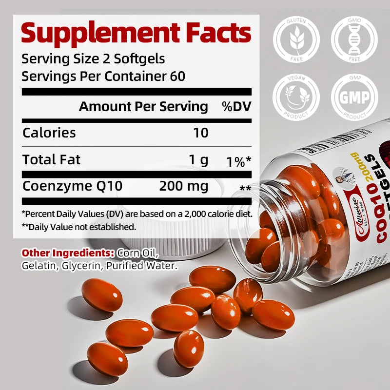 Beworths Coenzyme Q10 Capsules For Heart Health And Energy Support