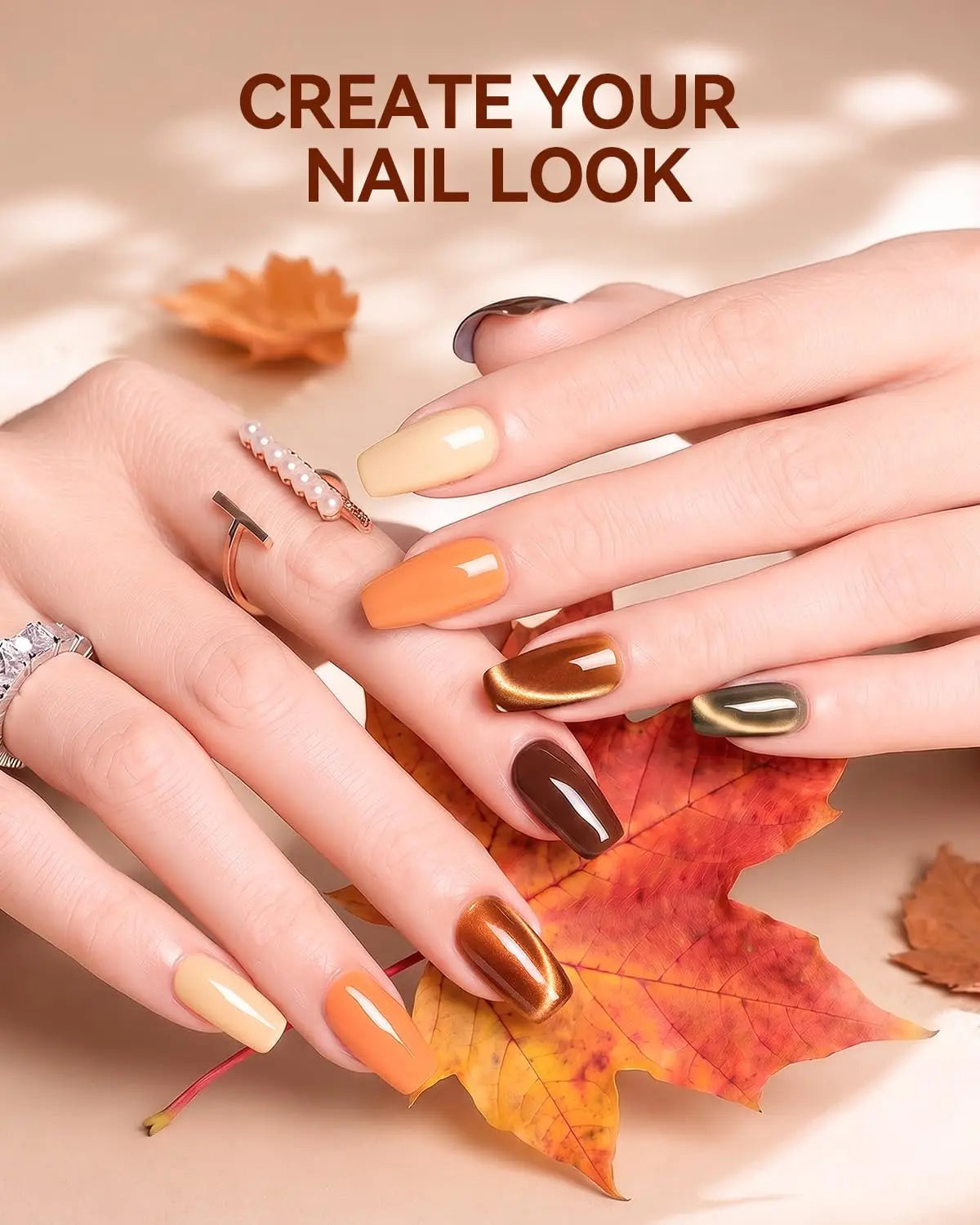 Makartt Fall Cat Eye Gel Polish Set HEMA Free Durable Longwearing