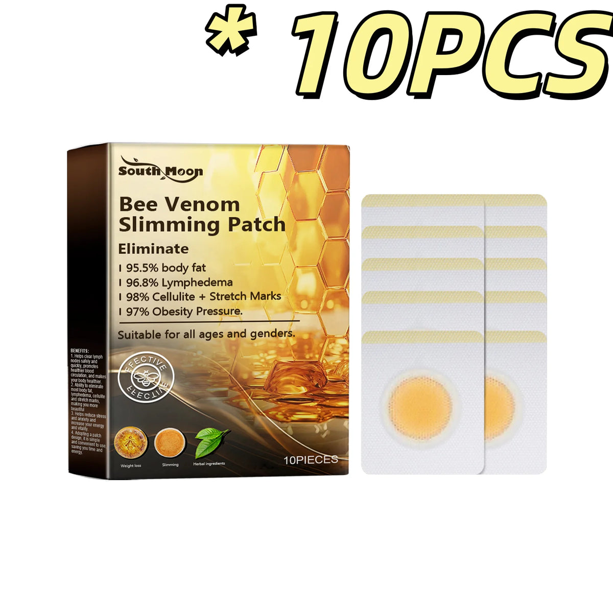 South Moon Bee Venom Body Shaping and Skin Firming Patches