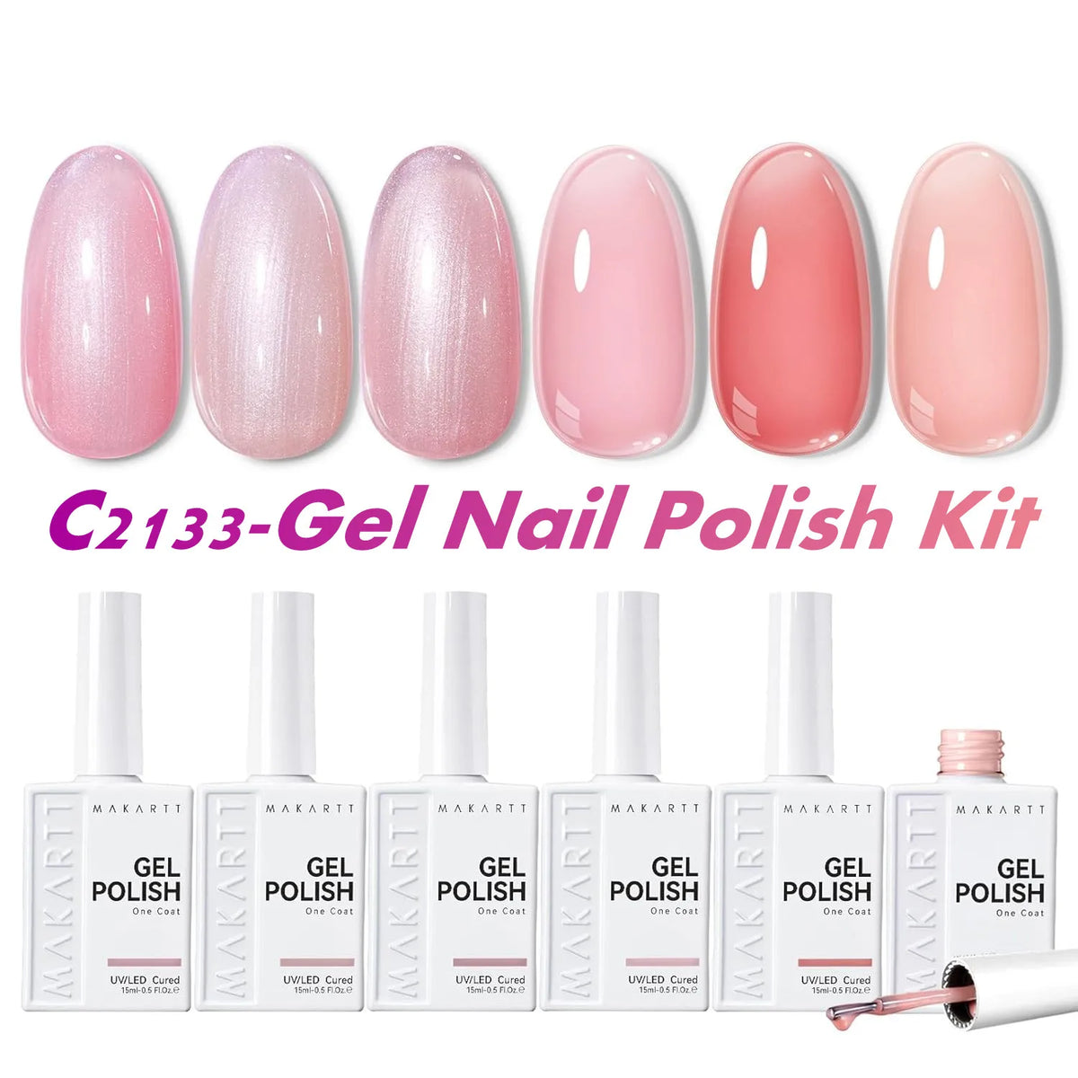 Makartt Fall Cat Eye Gel Polish Set HEMA Free Durable Longwearing