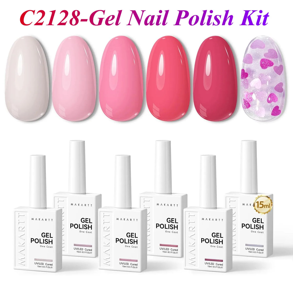 Makartt Fall Cat Eye Gel Polish Set HEMA Free Durable Longwearing