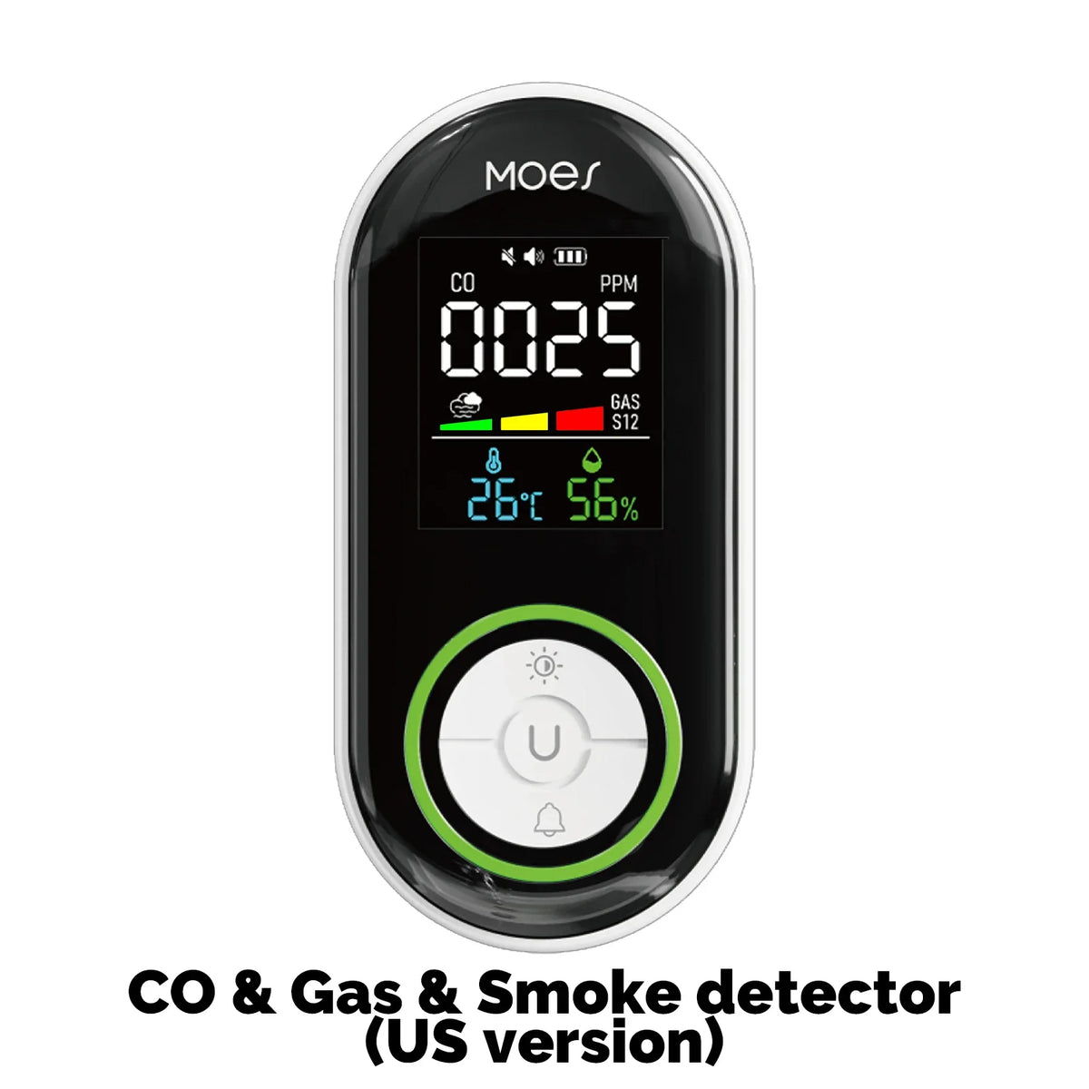 MOES CO Carbon Monoxide Alarm Detector Plug In