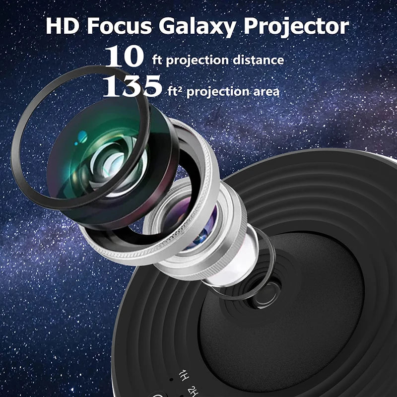 AUSYLE Night Light Galaxy Projector 360 Degree Starry Sky Lamp