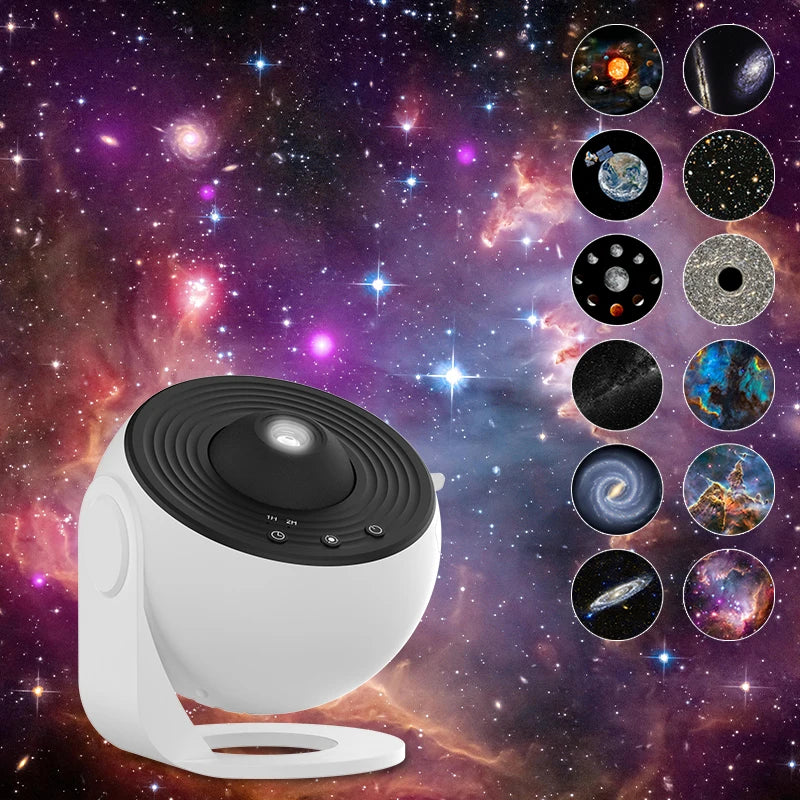 AUSYLE Night Light Galaxy Projector 360 Degree Starry Sky Lamp