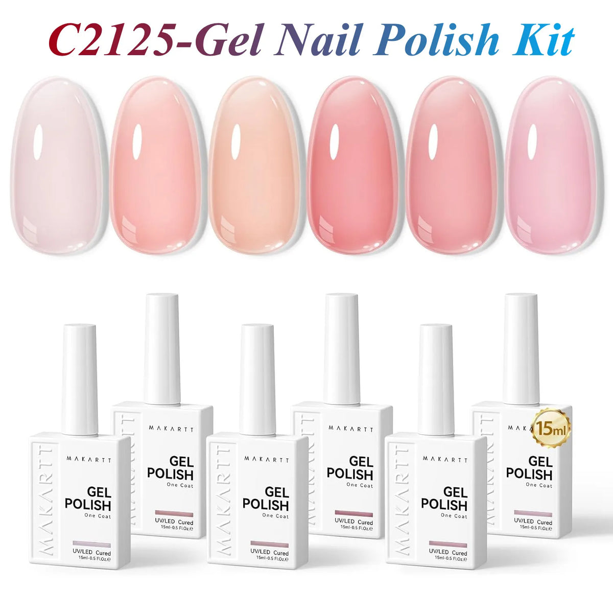 Makartt Fall Cat Eye Gel Polish Set HEMA Free Durable Longwearing