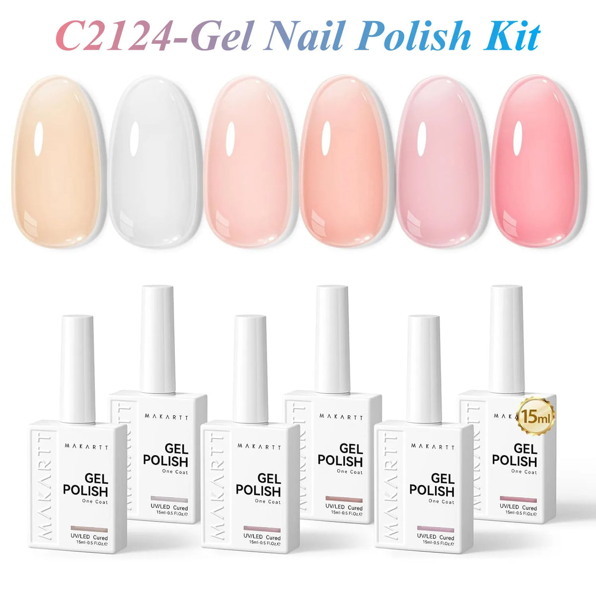 Makartt Fall Cat Eye Gel Polish Set HEMA Free Durable Longwearing