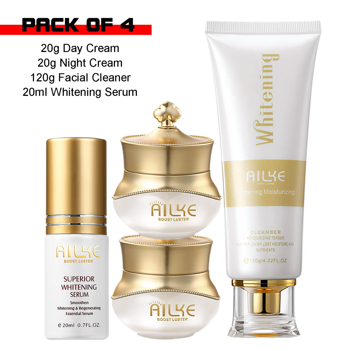 KYLIEFIT Whitening Face Cream Set With Collagen And Hyaluronic Acid