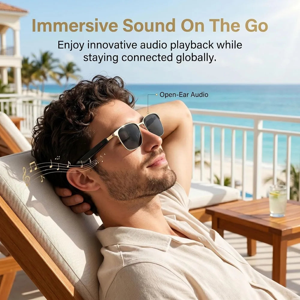 Smart Translator Glasses With 164 Languages And Photochromic Lenses