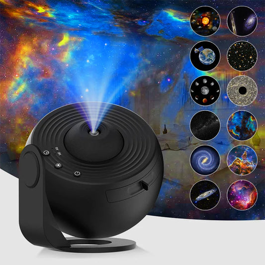 AUSYLE Night Light Galaxy Projector 360 Degree Starry Sky Lamp