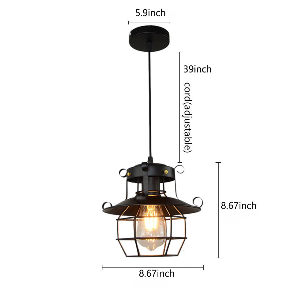 Pendant Lights Ceiling Lamp With E26 E27 Socket Adjustable Hanging 110-240V