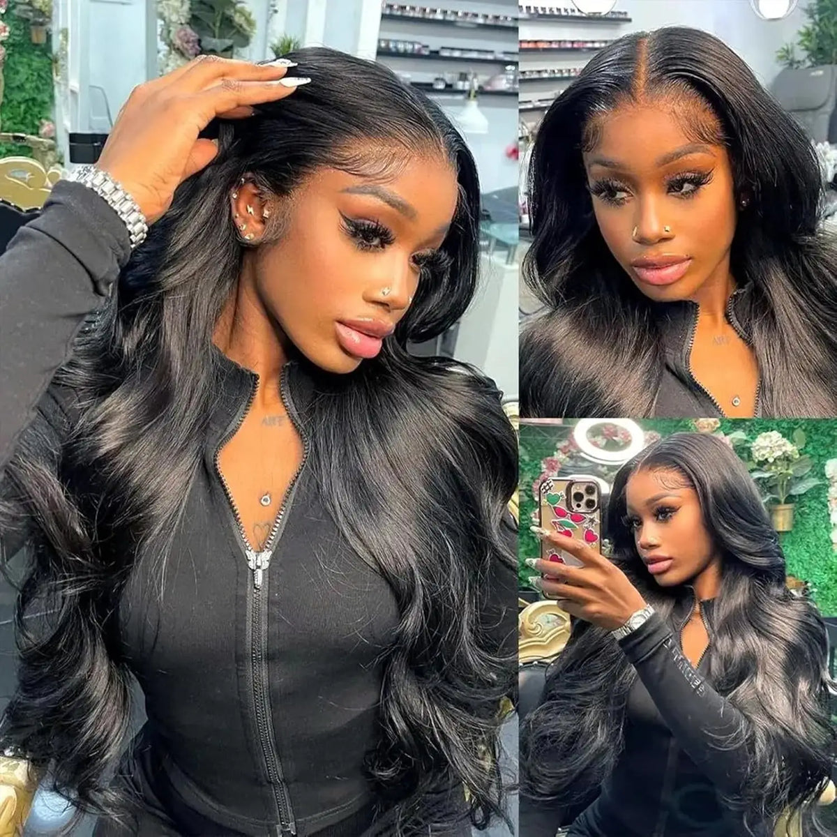 250 Density 40 Inches Loose Body Wave Human Hair Wigs 13x4 13x6 Transparent Lace Front Human Hair Wig Brazilian Lace Human Hair