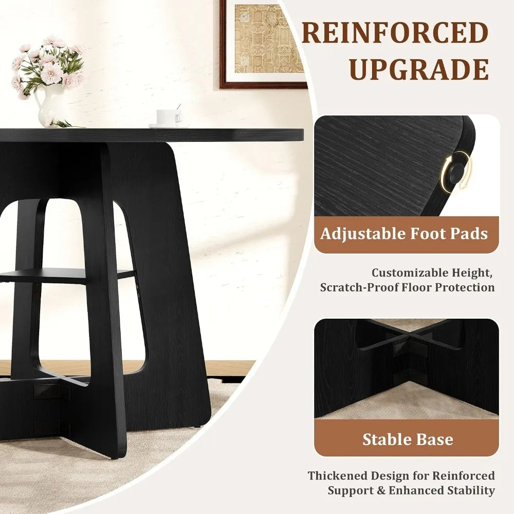 Modern Round Dining Table For Dining And Living Spaces