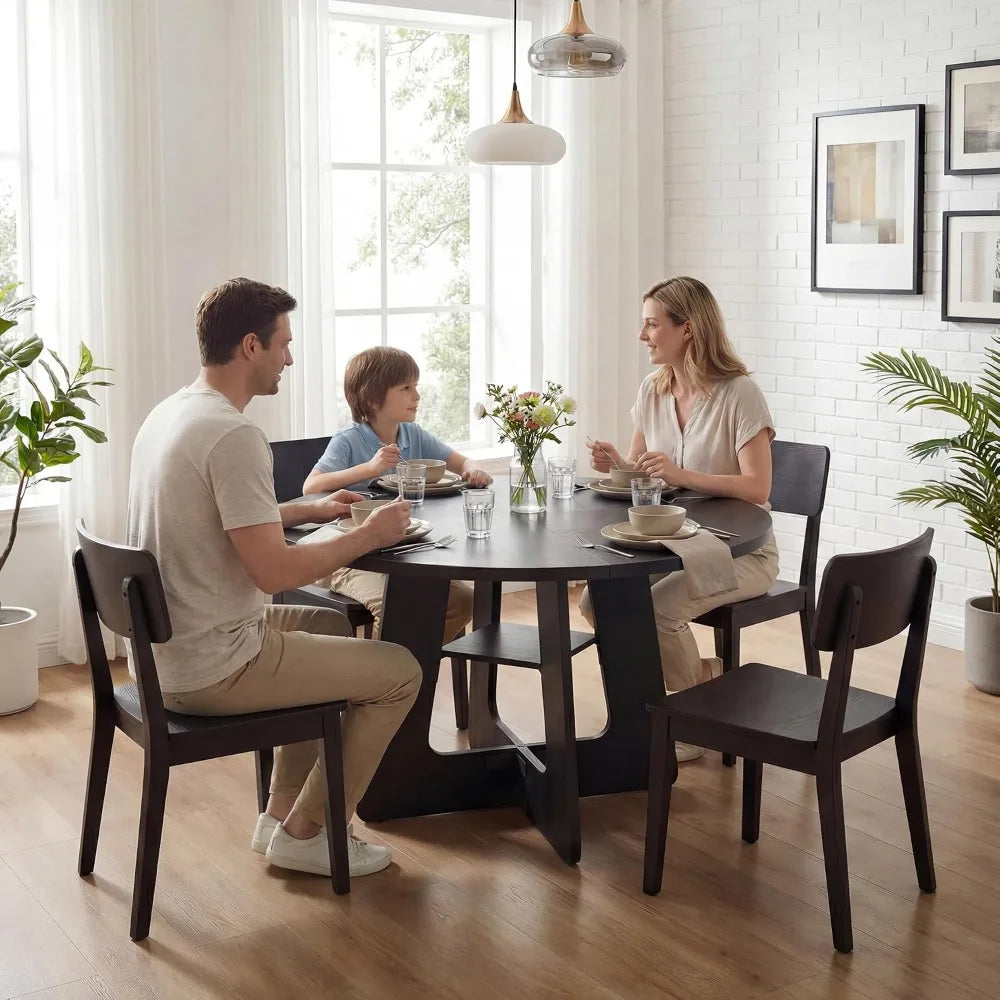 Modern Round Dining Table For Dining And Living Spaces