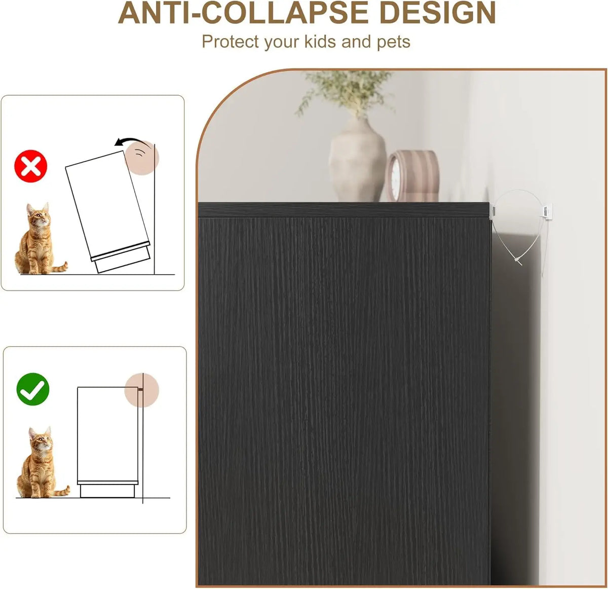 Modern Rattan Dresser With Spacious Bedroom And Hallway Storage