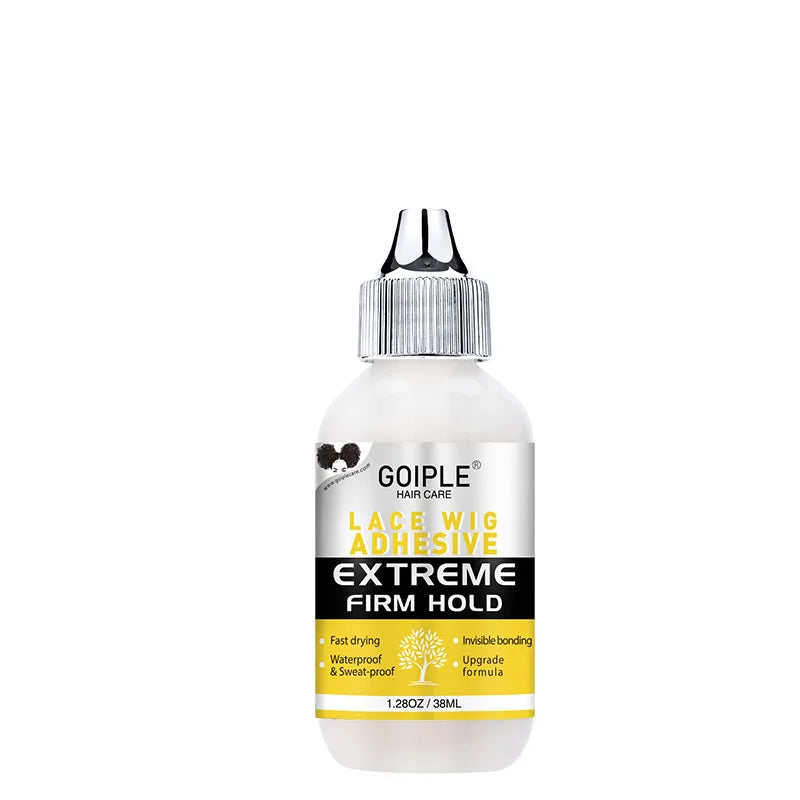 GOIPLE Extreme Firm Hold Lace Wig Glue Waterproof & Sweatproof Invisible Bonding Adhesive For Lace Wigs
