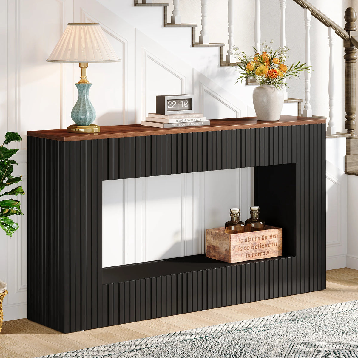 Tribesigns Console Table With Storage For Entryway And Living Room