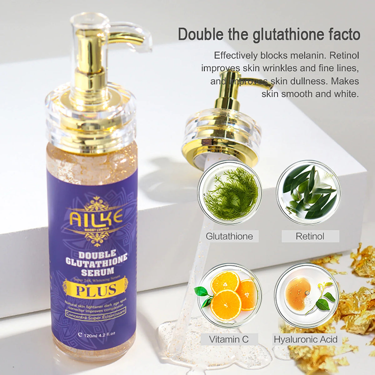 AILKE Body Milk For Brightening And Clearing Uneven Skin Tone, Moisturizes, Remove Black Spots, Whitening, For All Skin Types