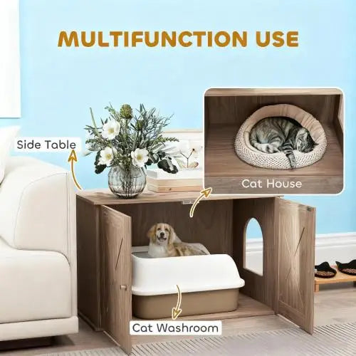 Cat Hole, Cat Washroom Hidden Cat Litter Box Enclosure