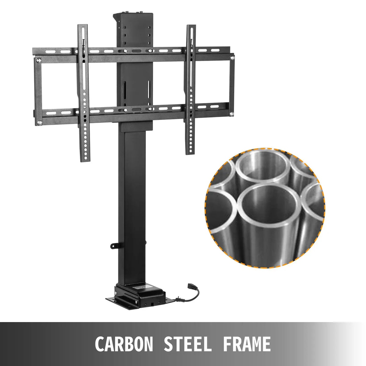 Motorized TV Lift Stroke Length 35 Inches Motorized TV Mount Fit for 32-65 Inch TV Lift with Remote Control Height Adjustable 28.7-64.2 Inch,Load Capacity 154 Lbs