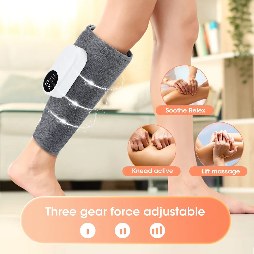 Advanced Air Compression Heated Leg And Calf Massager