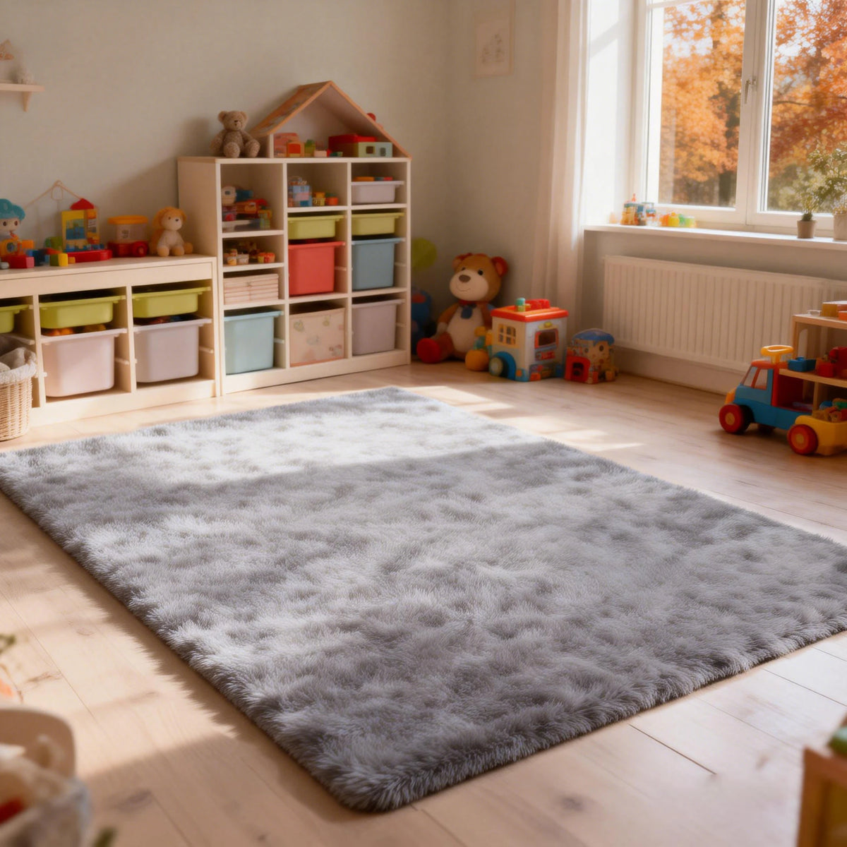 6x9 Ft Large Shag Rugs for Living Room Decor, Tie-Dyed Ultra Soft Fluffy Furry Area Rugs for Bedroom Indoor Floor, Aesthetic rug