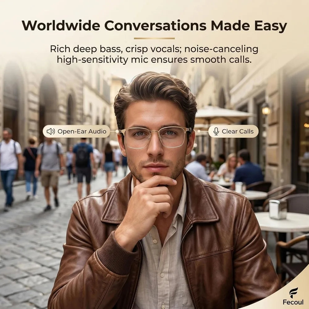 Smart Translator Glasses With 164 Languages And Photochromic Lenses