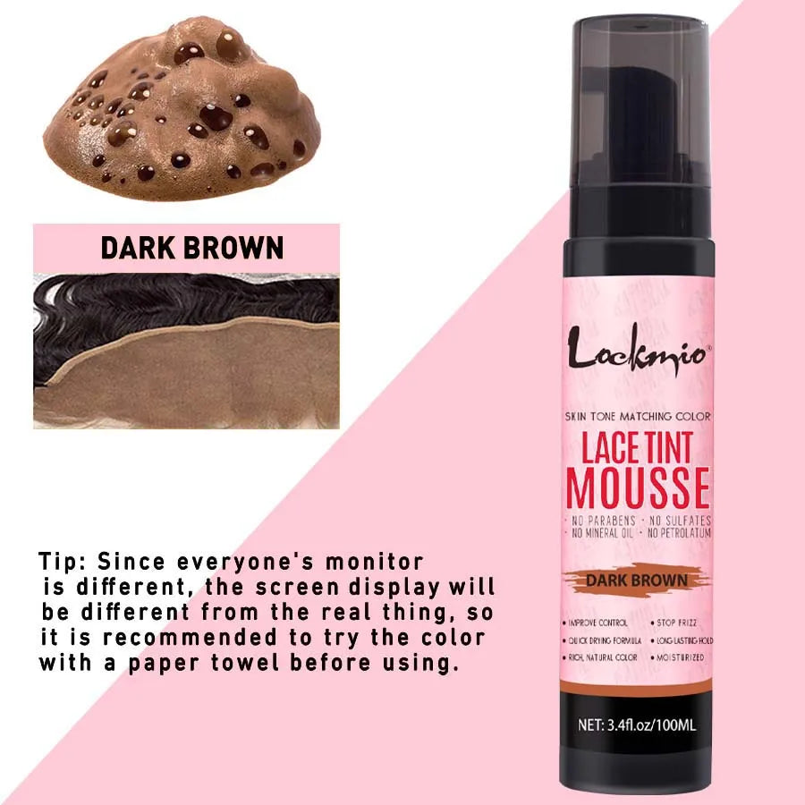 Professional Lace Wig Install Kit with Hot Comb Hair Straightener, Lace Tint Mousse, Strong Hold Wig Glue & Rosemary Oil, Complete Wig Styling Set