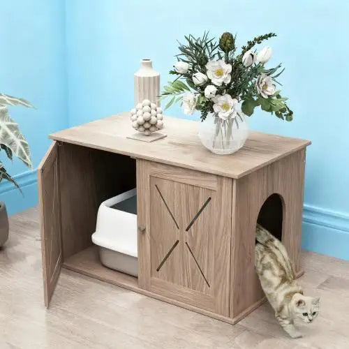 Cat Hole, Cat Washroom Hidden Cat Litter Box Enclosure
