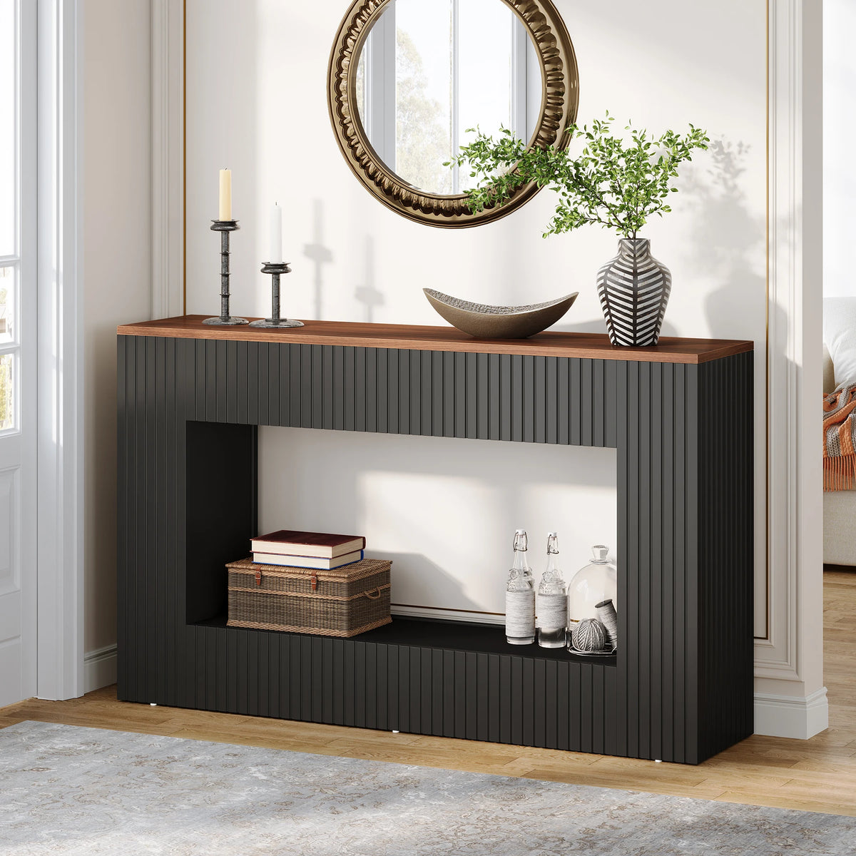 Tribesigns Console Table With Storage For Entryway And Living Room