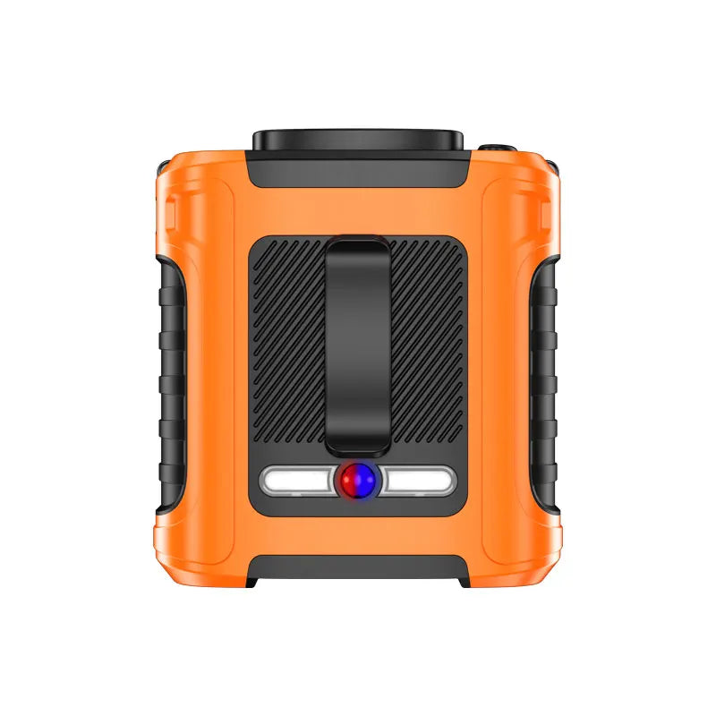 Portable Waist Fan with 8000mAh Rechargeable Battery LED Light Brushless Motor 5 Speed Levels Lasts 5-8 Hours for Outdoor Use