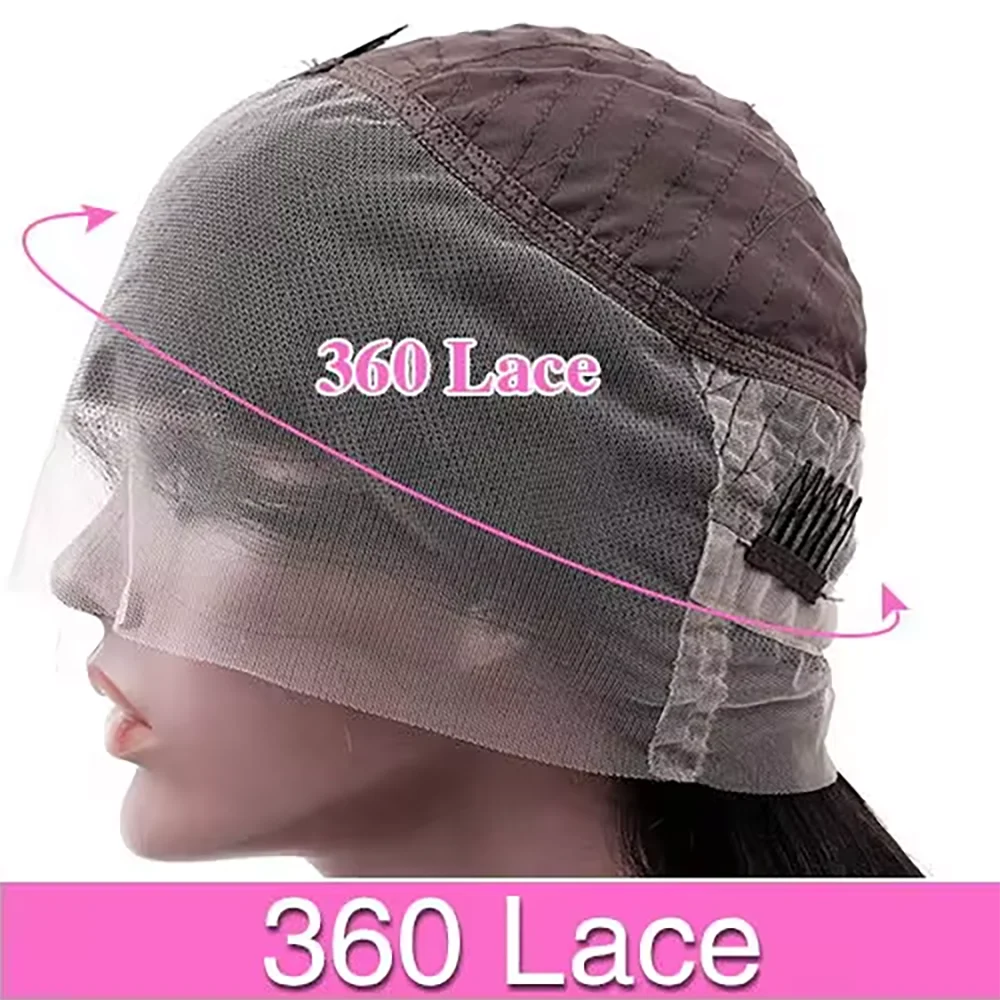 40 46 Inch 13x4 13x6 HD Transparent Bone Straight Lace Front Wigs 40 Inch 220% Raw 360 Hd Full Lace Wig Bone Straight HD Lace Frontal Wig 13x6  Human Hair Wigs Pre Plucked For Women Bone Straight Lace Front Human Hair Wigs