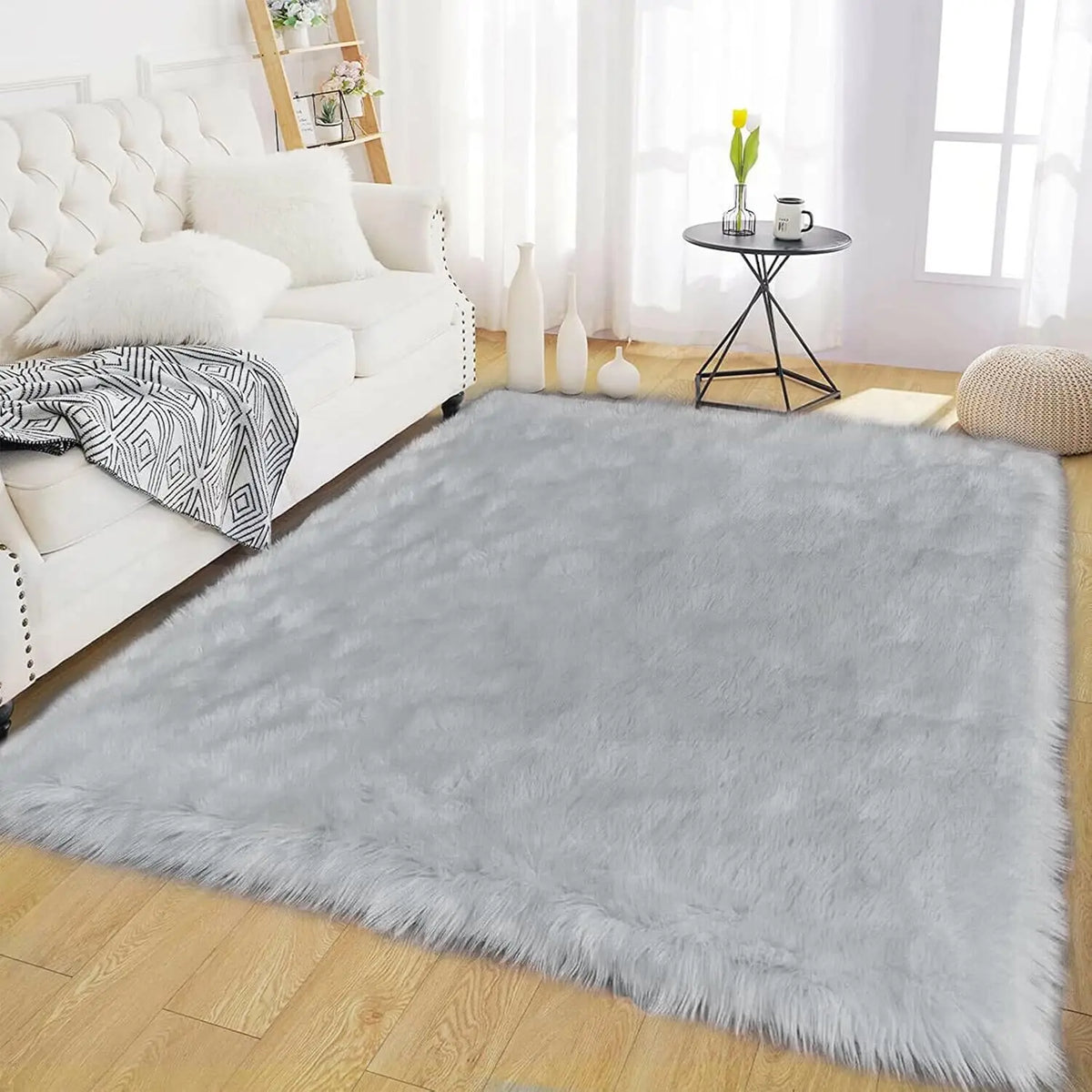 Pink Area Rugs 10x12 Fluffy Fuzzy Furry Rug for Girls Bedroom Living Room Faux Sheepskin Fur Shaggy Plush Rectangle rugs