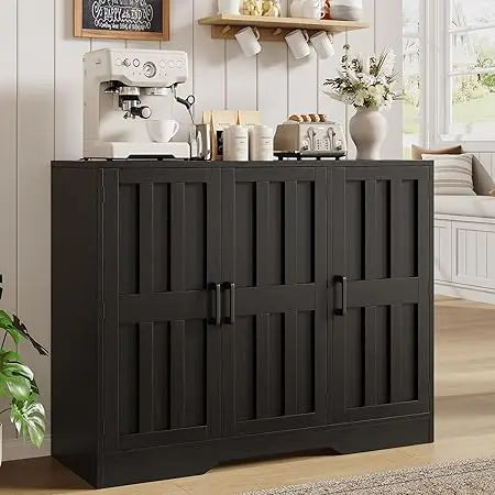 Modern Farmhouse Sideboard Buffet Cabinet With Storage