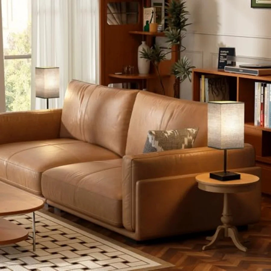 of 2 Lamp for Nightstand Touch Lamps for Bedroom, 3000K White Light for Living Room, Bedside Table Lamp for Men