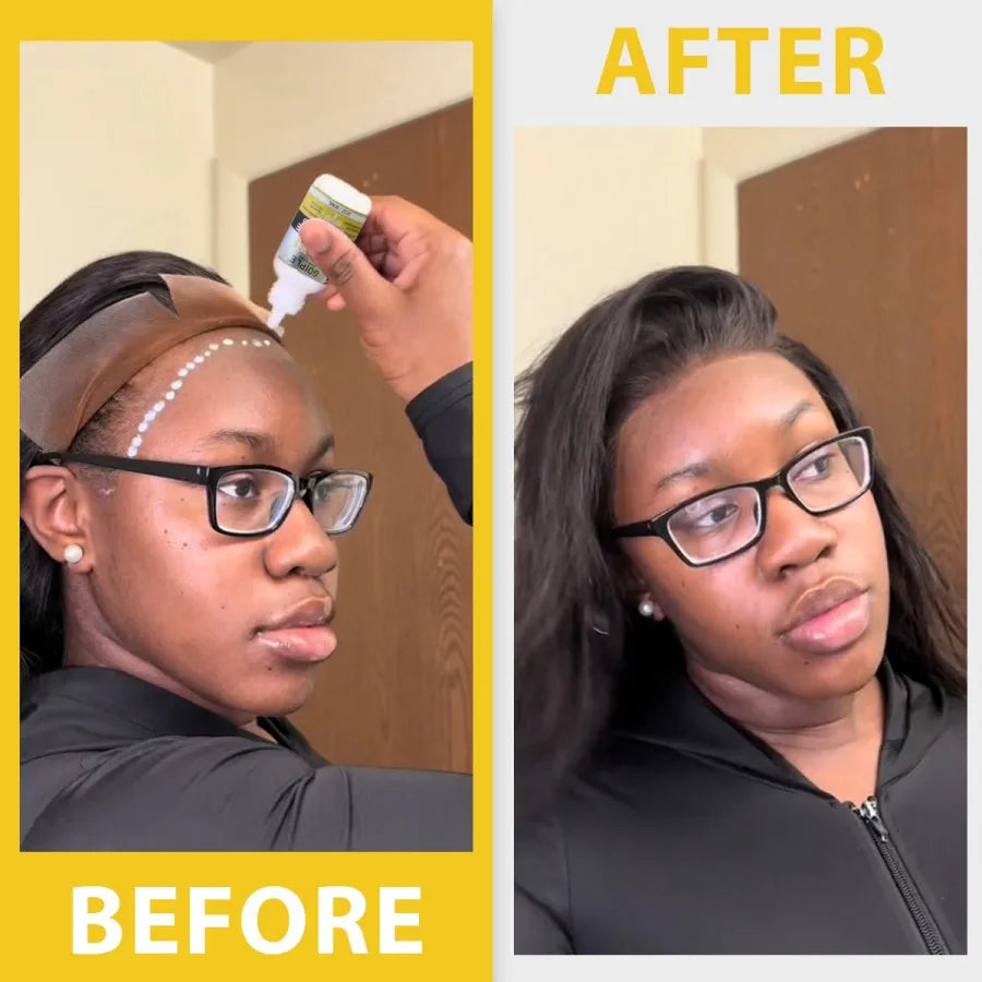GOIPLE Extreme Firm Hold Lace Wig Glue Waterproof & Sweatproof Invisible Bonding Adhesive For Lace Wigs