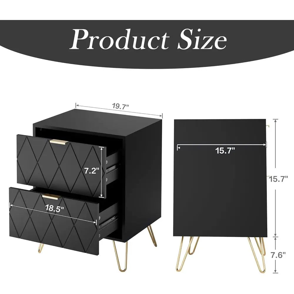 Three Piece Bedroom Furniture Set With Dresser And Nightstands
