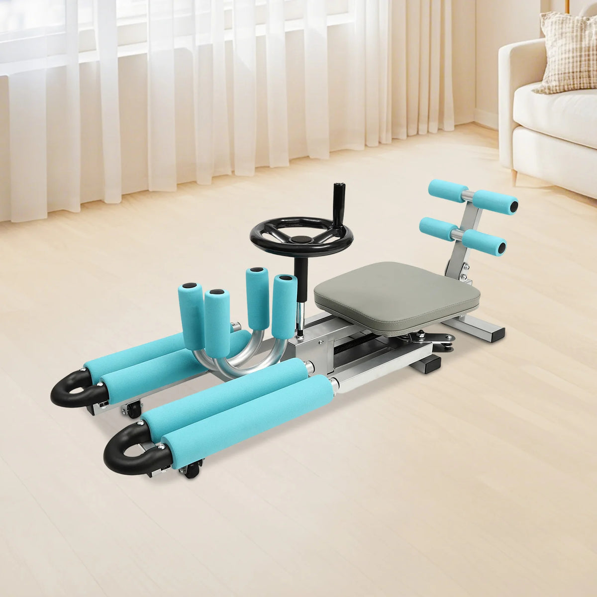 Leg Stretcher Split Machine 330.7lbs Heavy Duty Leg Stretcher Machine   0-210° Adjustable,  Flexibility Stretching Equipment for Ballet, Yoga, Dance, Martial Arts