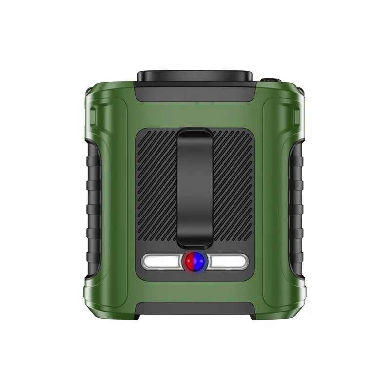 Portable Waist Fan with 8000mAh Rechargeable Battery LED Light Brushless Motor 5 Speed Levels Lasts 5-8 Hours for Outdoor Use