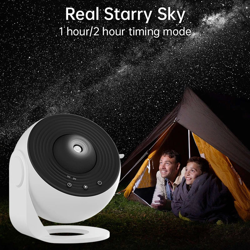 AUSYLE Night Light Galaxy Projector 360 Degree Starry Sky Lamp