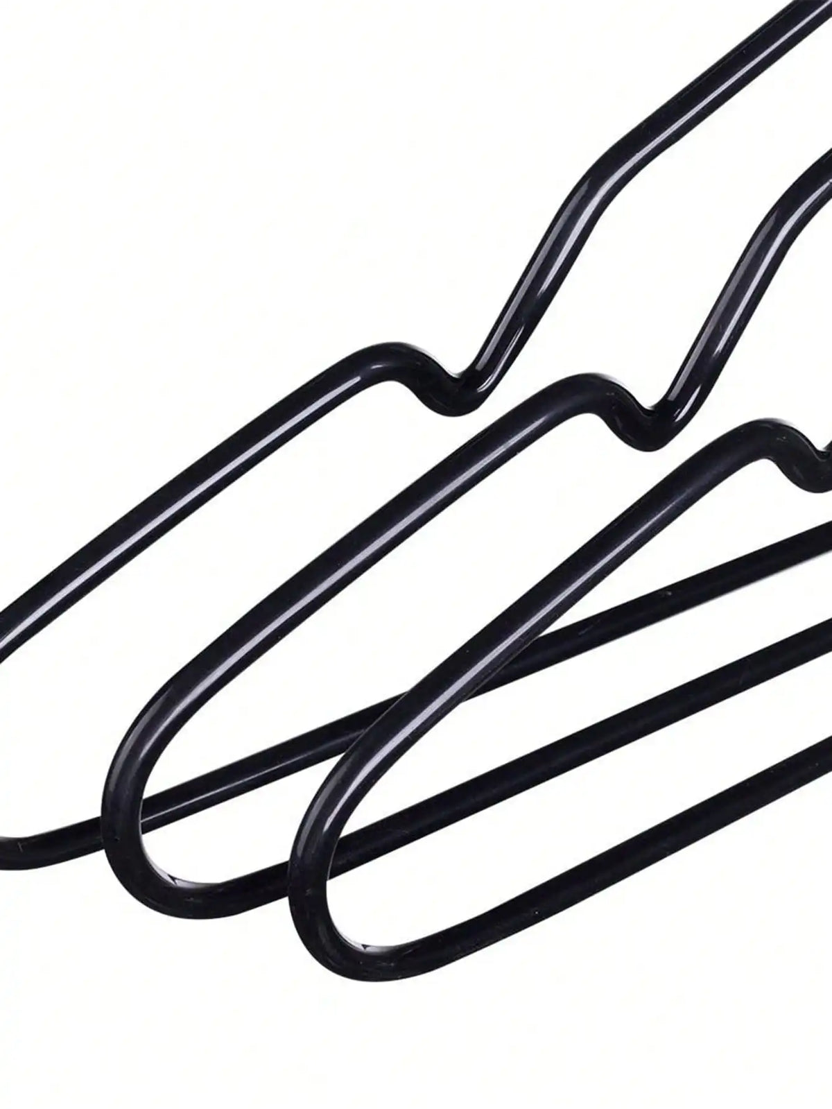 Stainless Steel Dip Coated Hangers With Shoulder Grooves