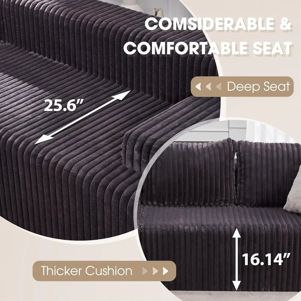 Cloud Modular Sectional Sofa With Memory Foam Chaise