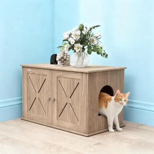 Cat Hole, Cat Washroom Hidden Cat Litter Box Enclosure
