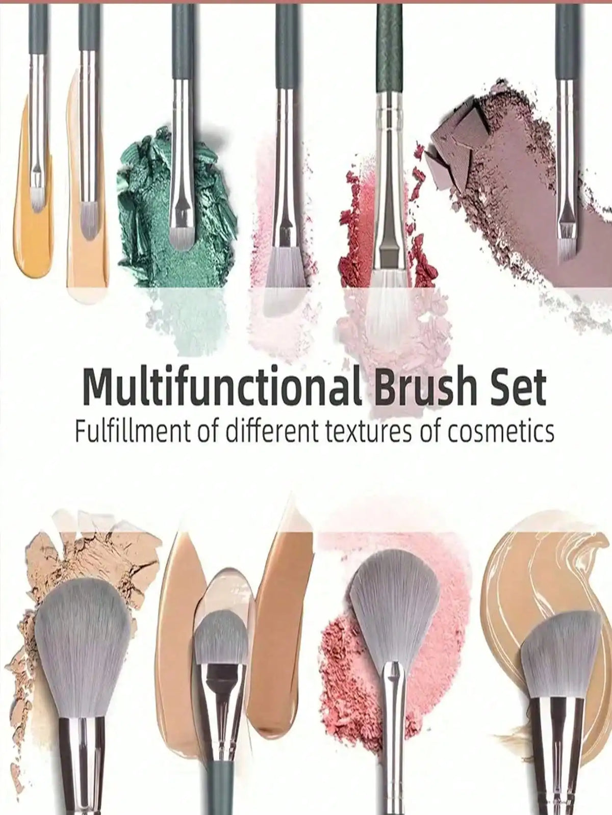 Makeup Brush Set Soft Wool Hair Eye Shadow Brushes