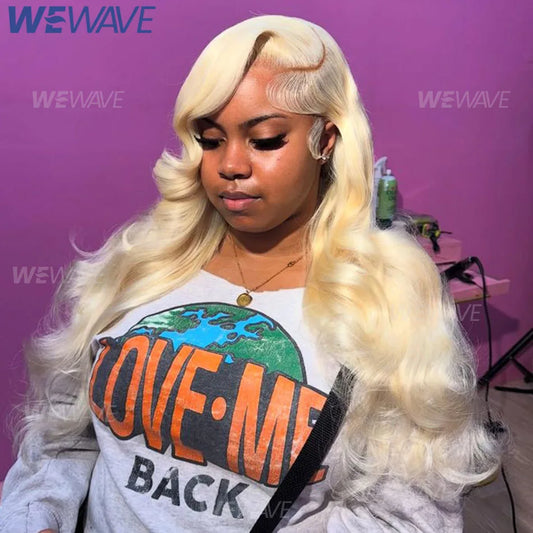 613 Blonde Lace Front Wig Human Hair Body Wave 13X6 Hd Lace Frontal Wig 13X4 Lace Front Human Hair Wig Hd Lace Wig For Women