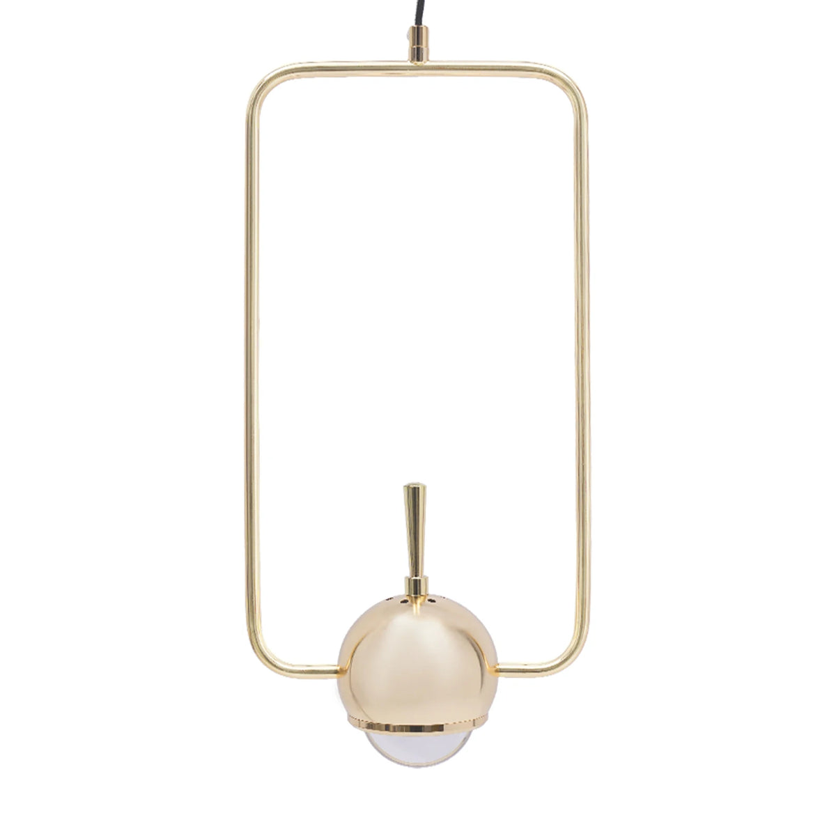 Bymaocar Rectangle Pendant Lamp Modern Ceiling Light Fixture
