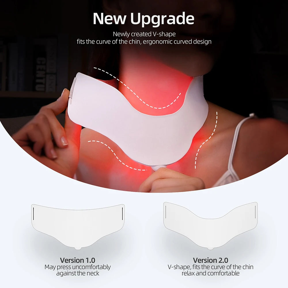 Foreverlily LED Mask for Face and Neck Light Therapy