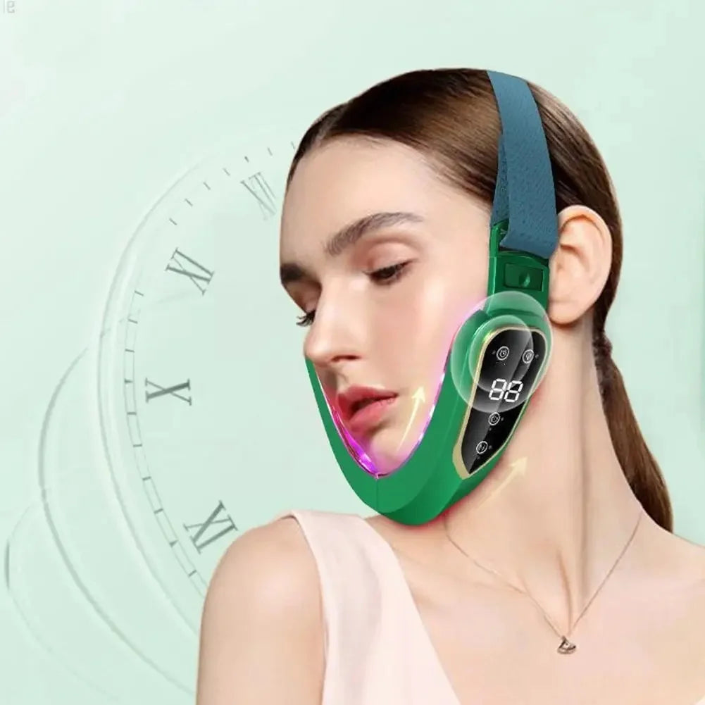 Rechargeable USB Chin Massager for Women, Portable Skin Care Face Beauty Device with 400mAh Lithium Battery, Suitable for All Sk